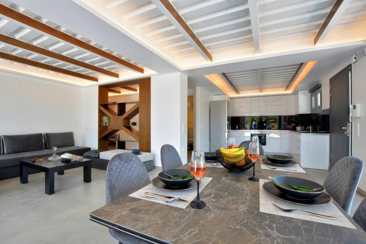 Villa Flamingo - 4 Bedrooms - Private Pool - Next To Renowned Issos Beach & Lake Korission Линя Экстерьер фото