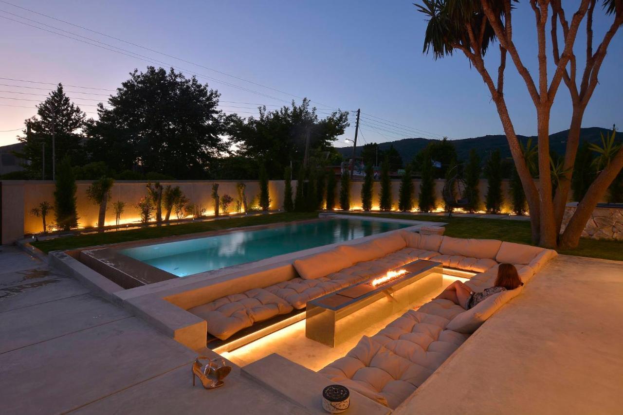 Villa Flamingo - 4 Bedrooms - Private Pool - Next To Renowned Issos Beach & Lake Korission Линя Экстерьер фото